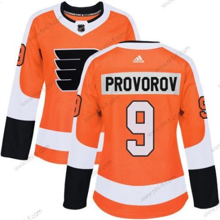 Adidas Philadelphia Flyers #9 Ivan Provorov Oranssi Kotiottelu Aito Ommeltu NHL Paita – Naisten