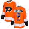 Adidas Philadelphia Flyers #9 Ivan Provorov Oranssi Kotiottelu Aito USA Flag Ommeltu NHL Paita – Miesten