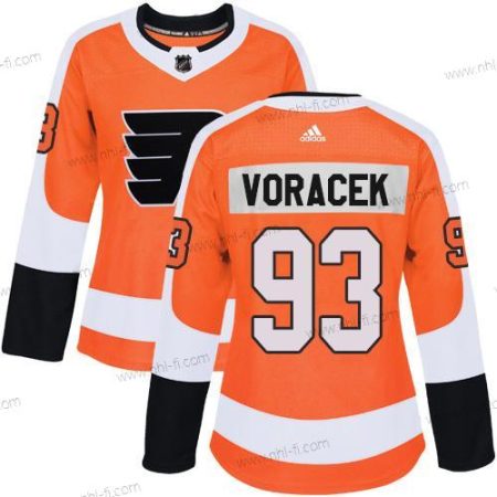 Adidas Philadelphia Flyers #93 Jakub Voracek Oranssi Kotiottelu Aito Ommeltu NHL Paita – Naisten