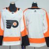 Adidas Philadelphia Flyers Tyhjä Valkoinen Road Aito Ommeltu NHL Paita – Naisten