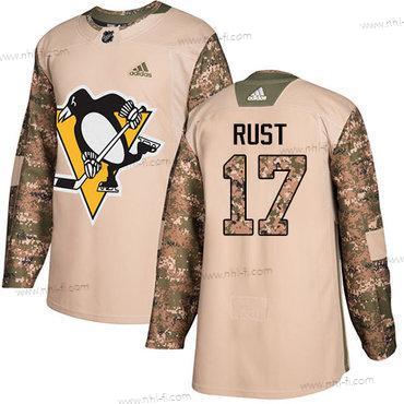 Adidas Pittsburgh Penguins #17 Bryan Rust Maastokuvio Aito 2017 Veterans Day Ommeltu NHL Paita – Miesten