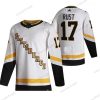 Adidas Pittsburgh Penguins #17 Bryan Rust Valkoinen 2020-21 Käänteinen Retro Vaihtopaita NHL Paita – Miesten