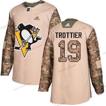 Adidas Pittsburgh Penguins #19 Bryan Trottier Maastokuvio Aito 2017 Veterans Day Ommeltu NHL Paita – Miesten