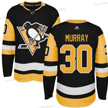 Adidas Pittsburgh Penguins #30 Matt Murray Musta Vaihtopaita Aito Ommeltu NHL Paita – Miesten