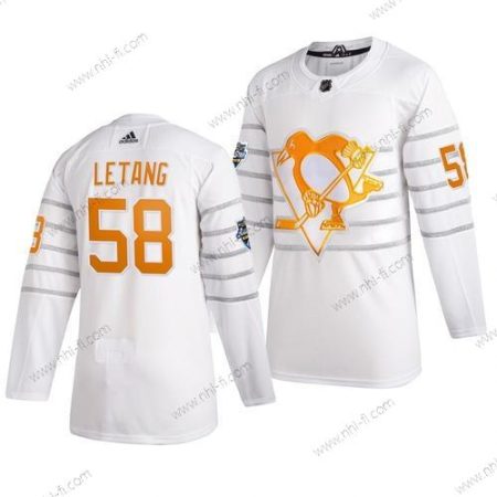 Adidas Pittsburgh Penguins #58 Kris Letang Valkoinen 2020 NHL All-Star Game Paita – Miesten