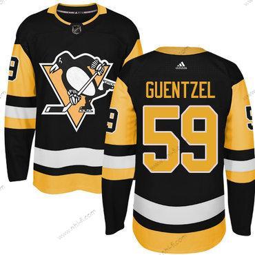 Adidas Pittsburgh Penguins #59 Jake Guentzel Musta Vaihtopaita Aito Ommeltu NHL Paita – Miesten