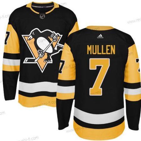 Adidas Pittsburgh Penguins #7 Joe Mullen Musta Vaihtopaita Aito Ommeltu NHL Paita – Miesten