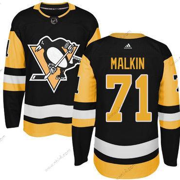 Adidas Pittsburgh Penguins #71 Evgeni Malkin Musta Vaihtopaita Aito Ommeltu NHL Paita – Miesten