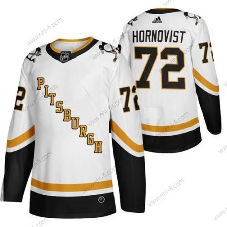 Adidas Pittsburgh Penguins #72 Patric Hornqvist Valkoinen 2020-21 Käänteinen Retro Vaihtopaita NHL Paita – Miesten