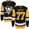 Adidas Pittsburgh Penguins #77 Paul Coffey Musta Vaihtopaita Aito Ommeltu NHL Paita – Miesten