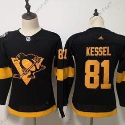 Adidas Pittsburgh Penguins 81 Evgeni Kessel Musta 2019 NHL Stadium Series Paita – Naisten