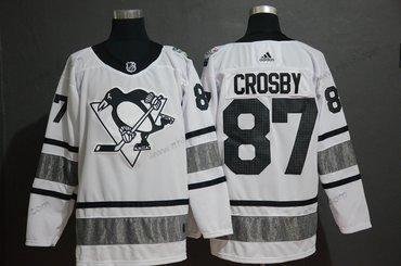 Adidas Pittsburgh Penguins 87 Sidney Crosby Valkoinen 2019 NHL All-Star Game Paita – Miesten