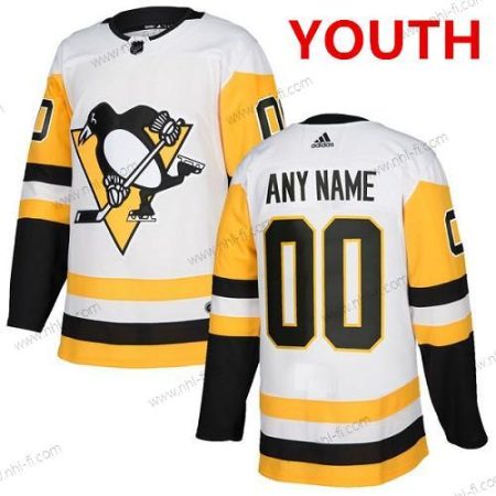 Adidas Pittsburgh Penguins Räätälöidyt NHL Aito Valkoinen Paita