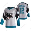 Adidas San Jose Sharks #12 Patrick Marleau Harmaa 2020-21 Käänteinen Retro Vaihtopaita NHL Paita – Miesten