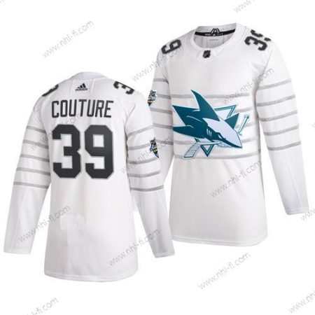 Adidas San Jose Sharks #39 Logan Couture Valkoinen 2020 NHL All-Star Game Paita – Miesten