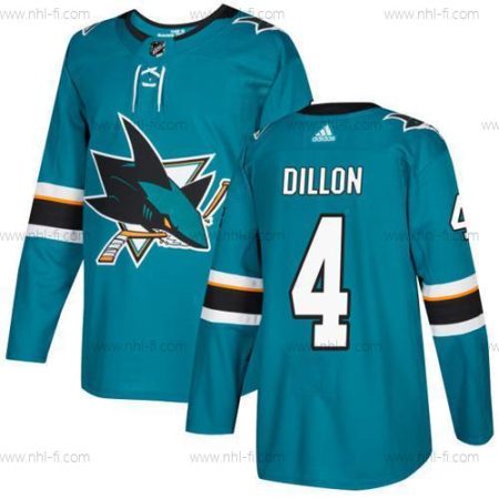 Adidas San Jose Sharks #4 Brenden Dillon Sinivihreä Kotiottelu Aito Ommeltu NHL Paita – Miesten