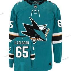 Adidas San Jose Sharks #65 Erik Karlsson Sinivihreä Kotiottelu Aito Ommeltu NHL Paita – Miesten