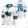 Adidas San Jose Sharks #76 Jonathan Dahlen Valkoinen Road Aito Ommeltu NHL Paita – Miesten