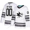 Adidas San Jose Sharks Räätälöidyt Valkoinen 2019 NHL All-Star Game Parley Aito Paita – Miesten