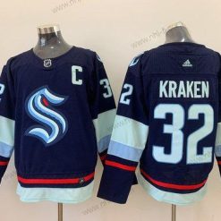 Adidas Seattle Kraken #32 Kraken Laivastonsininen Sininen Ommeltu NHL Paita – Miesten