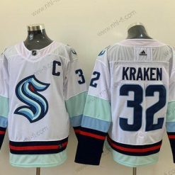 Adidas Seattle Kraken #32 Kraken Valkoinen Ommeltu NHL Paita – Miesten