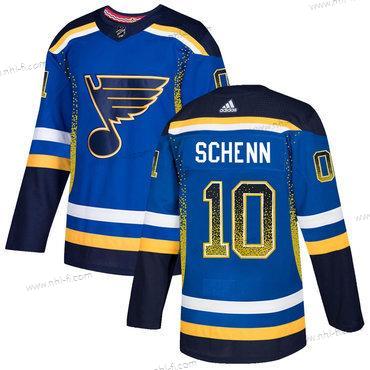 Adidas St. Louis Blues #10 Brayden Schenn Royal Sininen Musta Paita – Miesten