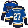 Adidas St. Louis Blues #27 Alex Pietrangelo Sininen Kotiottelu Aito Ommeltu NHL Paita – Miesten