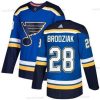 Adidas St. Louis Blues #28 Kyle Brodziak Sininen Kotiottelu Aito Ommeltu NHL Paita – Miesten