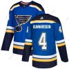 Adidas St. Louis Blues #4 Carl Gunnarsson Sininen Kotiottelu Aito Ommeltu NHL Paita – Miesten