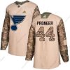 Adidas St. Louis Blues #44 Chris Pronger Maastokuvio Aito 2017 Veterans Day Ommeltu NHL Paita – Miesten