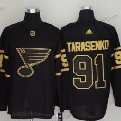 Adidas St. Louis Blues 91 Vladimir Tarasenko Musta Kulta Paita – Miesten