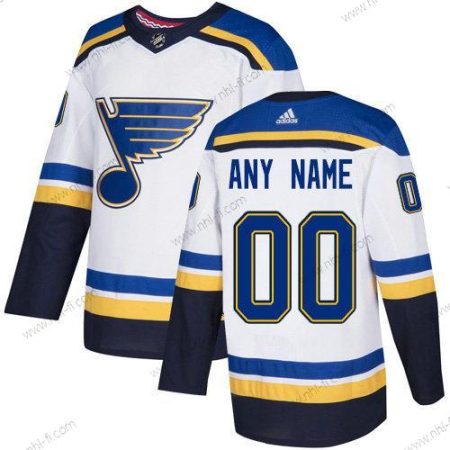 Adidas St. Louis Blues Räätälöidyt NHL Aito Valkoinen Paita – Miesten