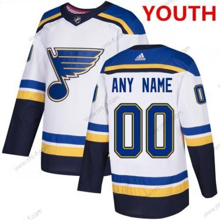 Adidas St. Louis Blues Räätälöidyt NHL Aito Valkoinen Paita