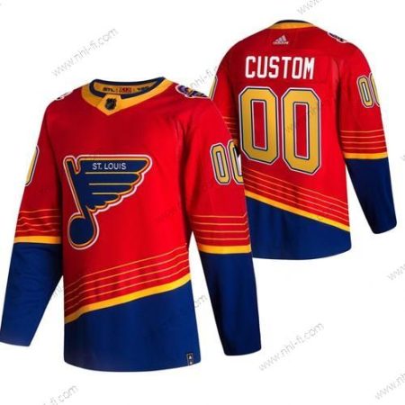 Adidas St. Louis Blues Räätälöidyt Punainen 2020-21 Käänteinen Retro Vaihtopaita NHL Paita – Miesten