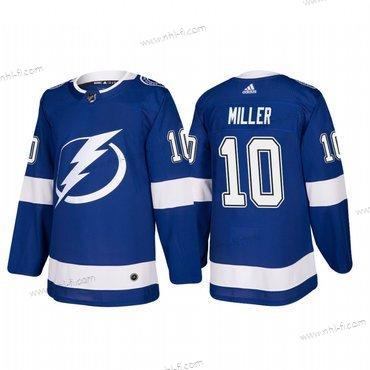 Adidas Tampa Bay Lightning #10 J.T. Miller Aito Pelaaja Sininen Kotiottelu Paita – Miesten