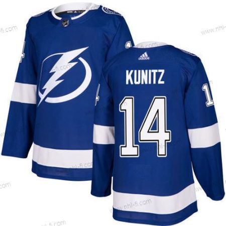 Adidas Tampa Bay Lightning #14 Chris Kunitz Sininen Kotiottelu Aito Ommeltu NHL Paita – Miesten