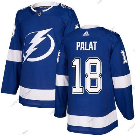 Adidas Tampa Bay Lightning #18 Ondrej Palat Sininen Kotiottelu Aito Ommeltu NHL Paita – Miesten