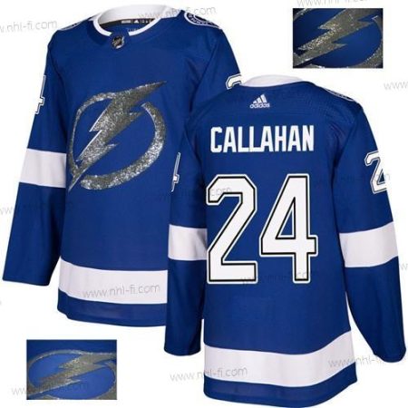 Adidas Tampa Bay Lightning #24 Ryan Callahan Sininen Kotiottelu Aito Kulta Ommeltu NHL Paita – Miesten