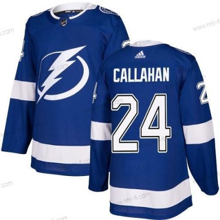 Adidas Tampa Bay Lightning #24 Ryan Callahan Sininen Kotiottelu Aito Ommeltu NHL Paita – Miesten