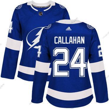 Adidas Tampa Bay Lightning #24 Ryan Callahan Sininen Kotiottelu Aito Ommeltu NHL Paita – Naisten