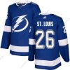 Adidas Tampa Bay Lightning #26 Martin St. Louis Sininen Kotiottelu Aito Ommeltu NHL Paita – Miesten