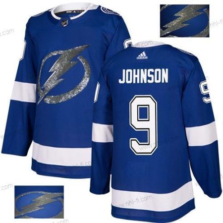 Adidas Tampa Bay Lightning #9 Tyler Johnson Sininen Kotiottelu Aito Kulta Ommeltu NHL Paita – Miesten