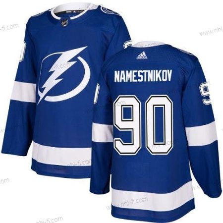 Adidas Tampa Bay Lightning #90 Vladislav Namestnikov Sininen Kotiottelu Aito Ommeltu NHL Paita – Miesten