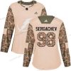 Adidas Tampa Bay Lightning #98 Mikhail Sergachev Maastokuvio Aito 2017 Veterans Day Ommeltu NHL Paita – Naisten