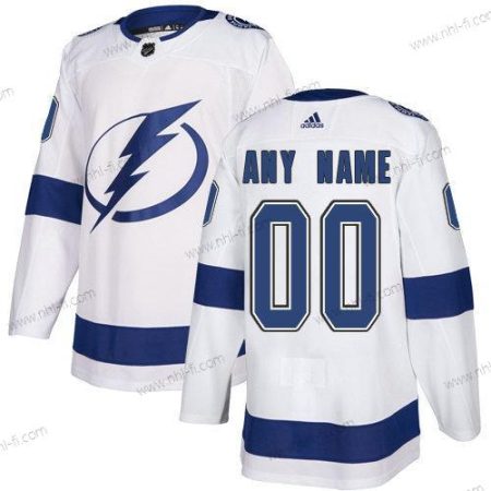 Adidas Tampa Bay Lightning Räätälöidyt NHL Aito Valkoinen Paita – Miesten