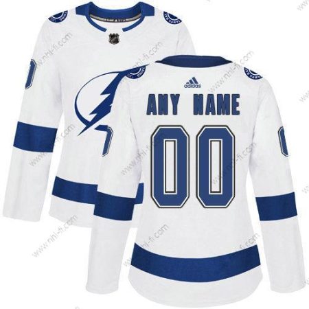 Adidas Tampa Bay Lightning Räätälöidyt NHL Aito Valkoinen Paita – Naisten