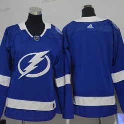 Adidas Tampa Bay Lightning Tyhjä Sininen Kotiottelu Aito Ommeltu NHL Paita – Naisten