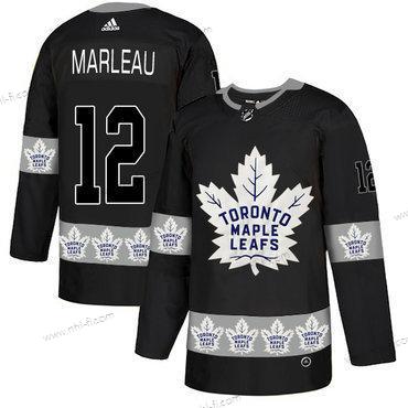 Adidas Toronto Maple Leafs #12 Patrick Marleau Musta Maajoukkue Logos Paita – Miesten