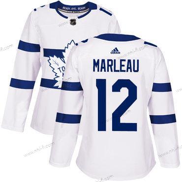 Adidas Toronto Maple Leafs #12 Patrick Marleau Valkoinen Aito 2018 Stadium Series Ommeltu NHL Paita – Naisten