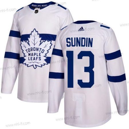 Adidas Toronto Maple Leafs #13 Mats Sundin Valkoinen Aito 2018 Stadium Series Ommeltu NHL Paita – Miesten